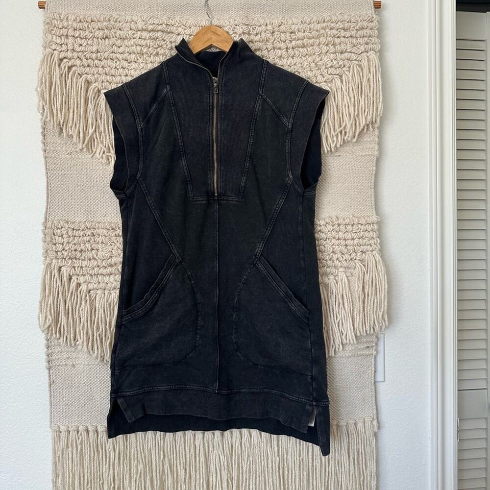 Daily Practice Meru Zip-Front Mini Dress